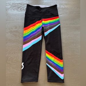 Peloton x WITH (Wear It To Heart) Pride Leggings, size small, good condition